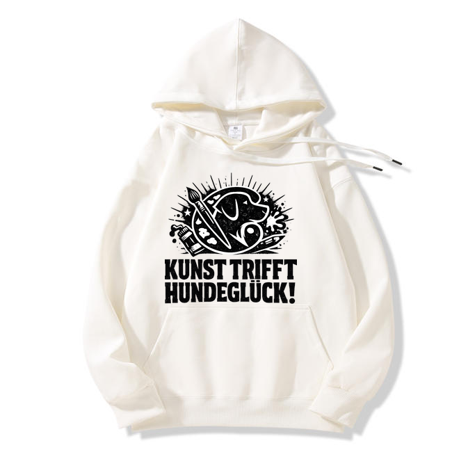 Kunst trifft Hundeglück! Hoodie