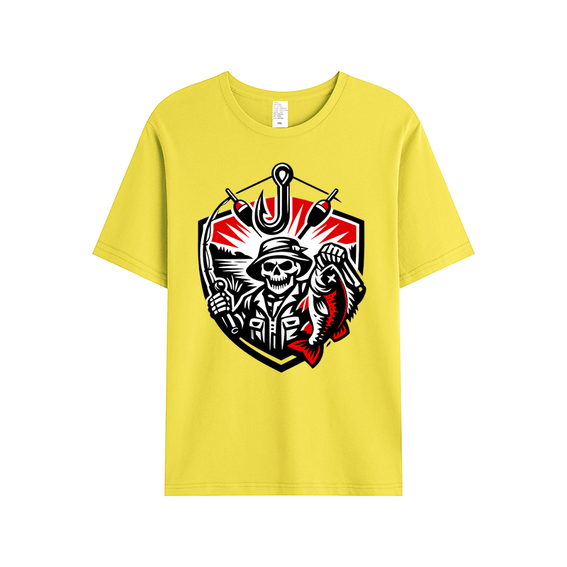 T-Shirt Angelglück am Wasser