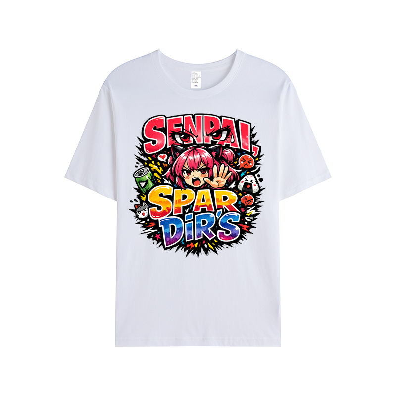 T-Shirt Senpai Spar Dir's Anime Vibe