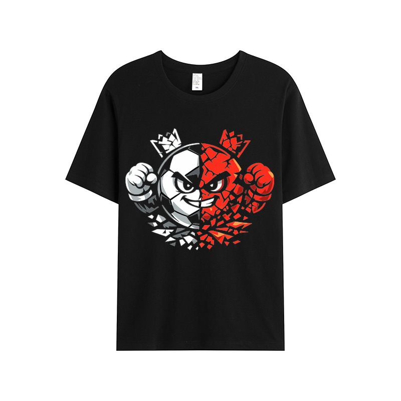 T-shirt Stolzer Wirbelgeist im Fußballwirbel