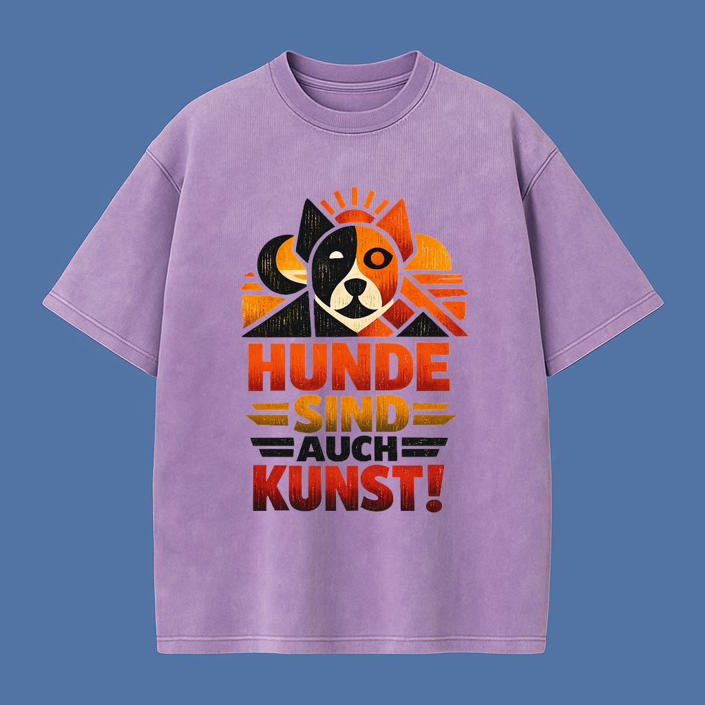 T-Shirt Hunde sind Kunst