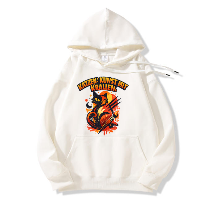 Hoodie KrallenKunst für Katzenliebhaber