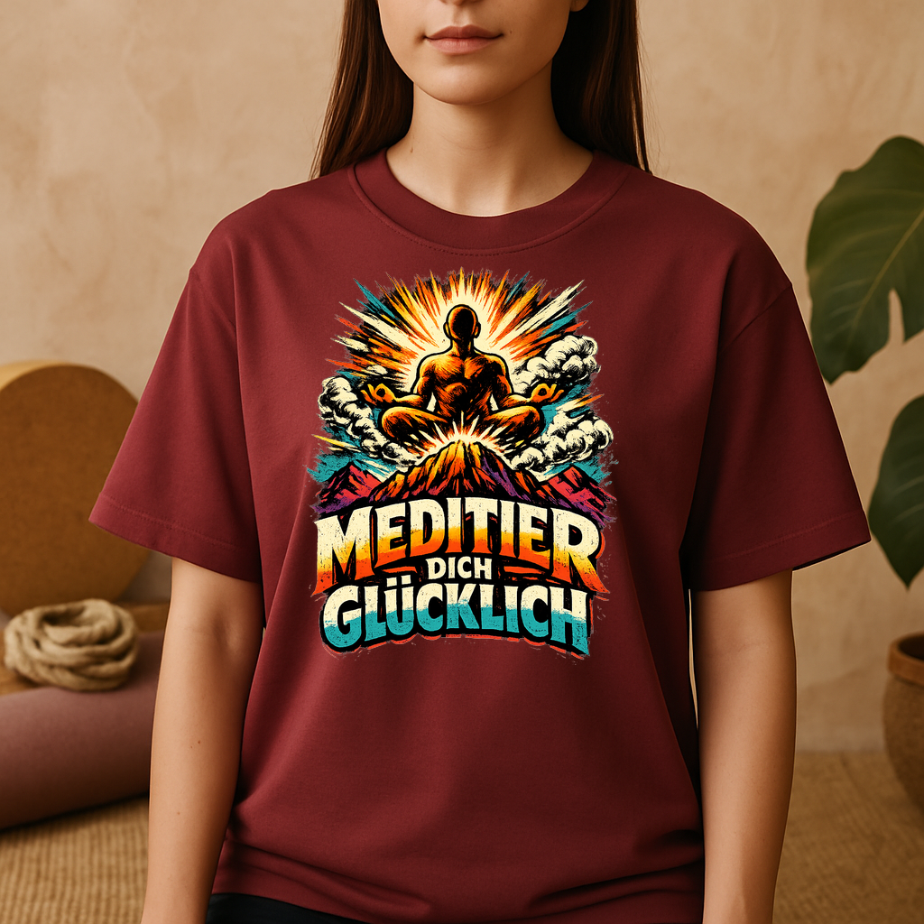 T-Shirt Glücksmeditation Yoga Spirit