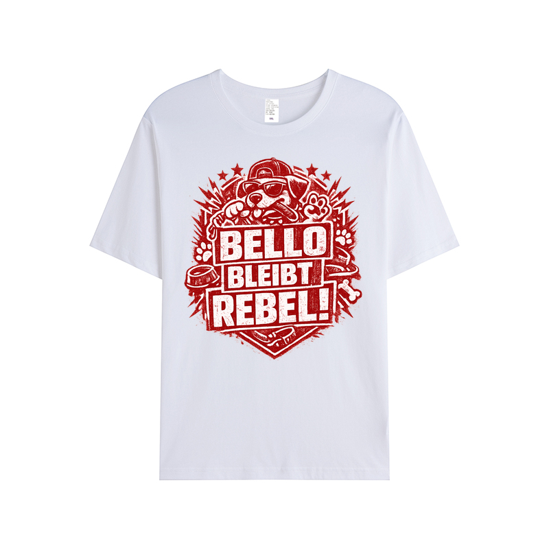 T-Shirt Bello bleibt rebel! Street Dog Vibes