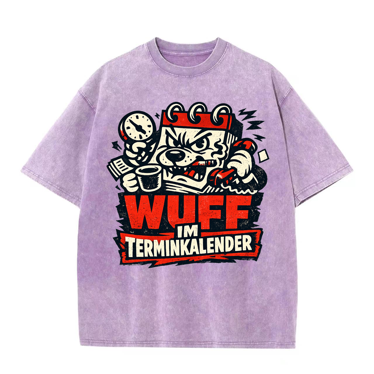 Wuff im Terminkalender t-shirt