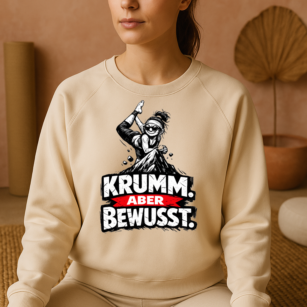 Sweatshirt FlexiFlow – Krumm. Aber bewusst.