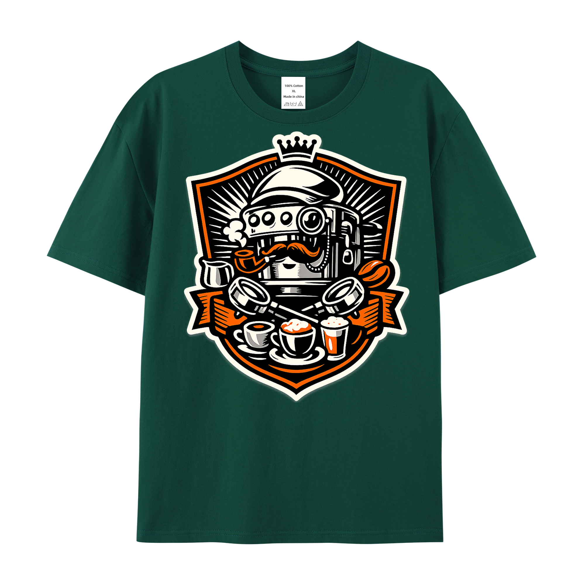T-shirt Espresso Heraldik Wappen