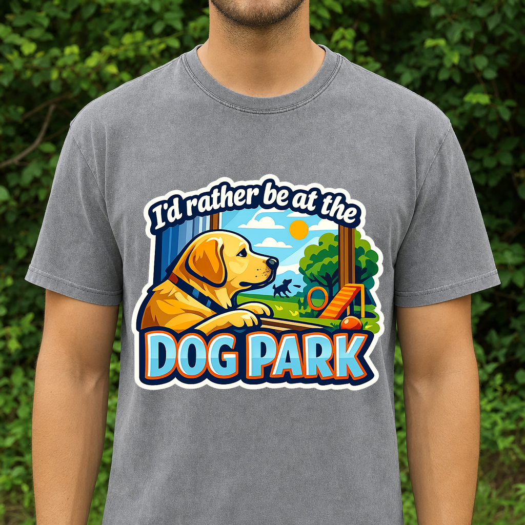 T-shirt I'd Rather Be at the Dog Park