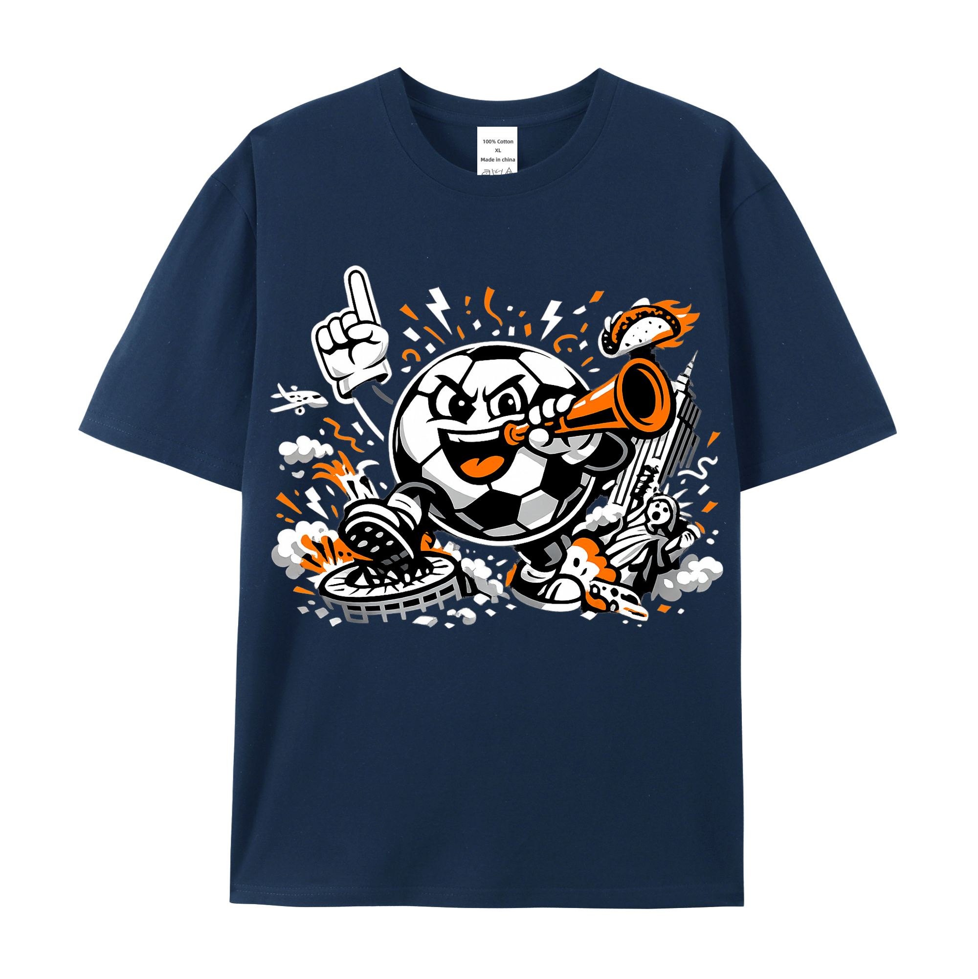 T-shirt Konfettiwirbel Chaos Energie