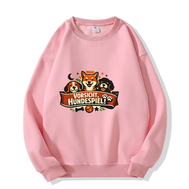 Sweatshirt Katzenspaß mit Hundewarnung 🐾