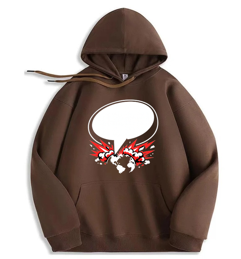 Hoodie Rebellenball im Raster