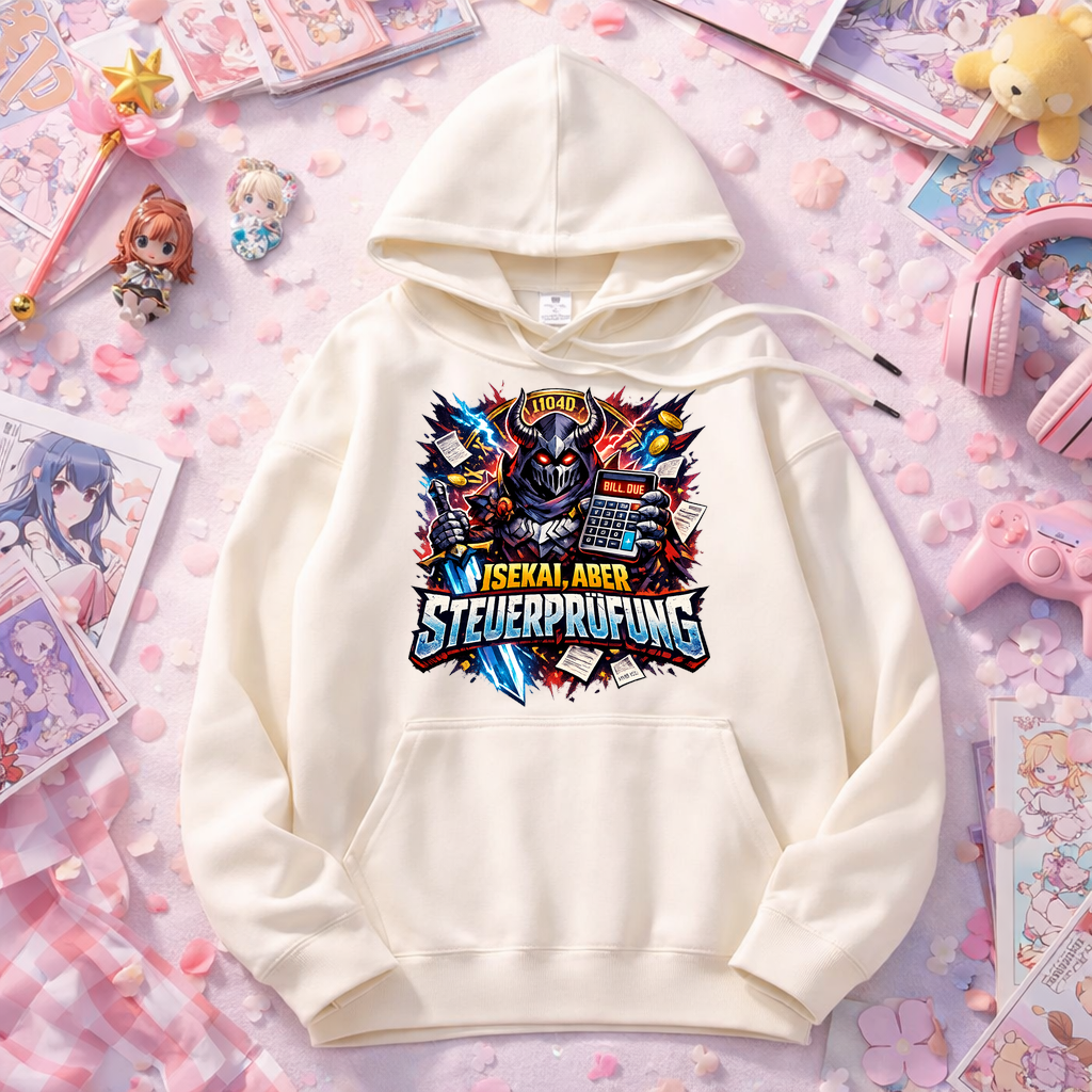 Hoodie Isekai Steuerprüfung Chaos
