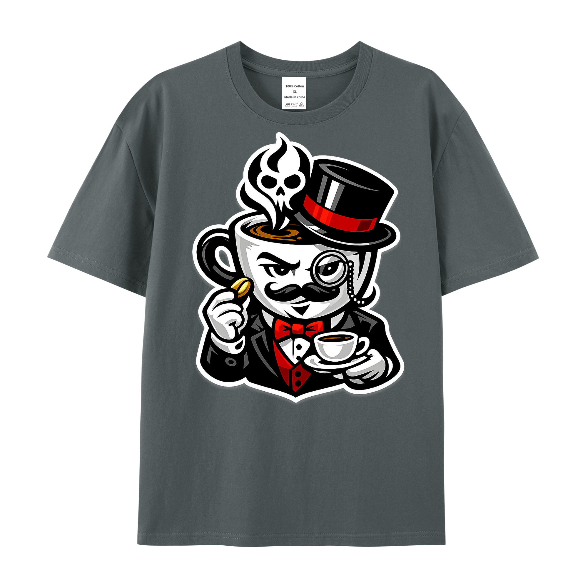 T-shirt Velvet Roast Crest: Kaffeegenuss pur