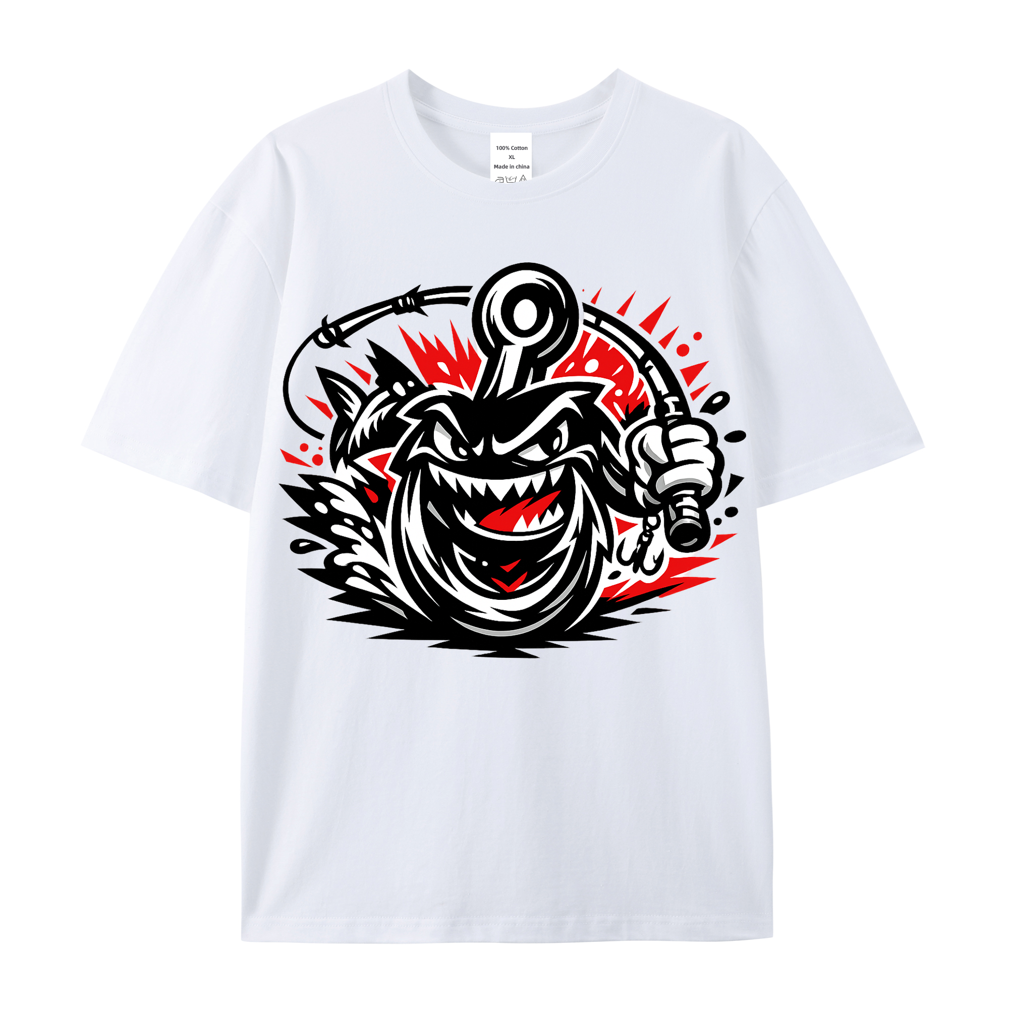T-Shirt Angelglück am Wasser