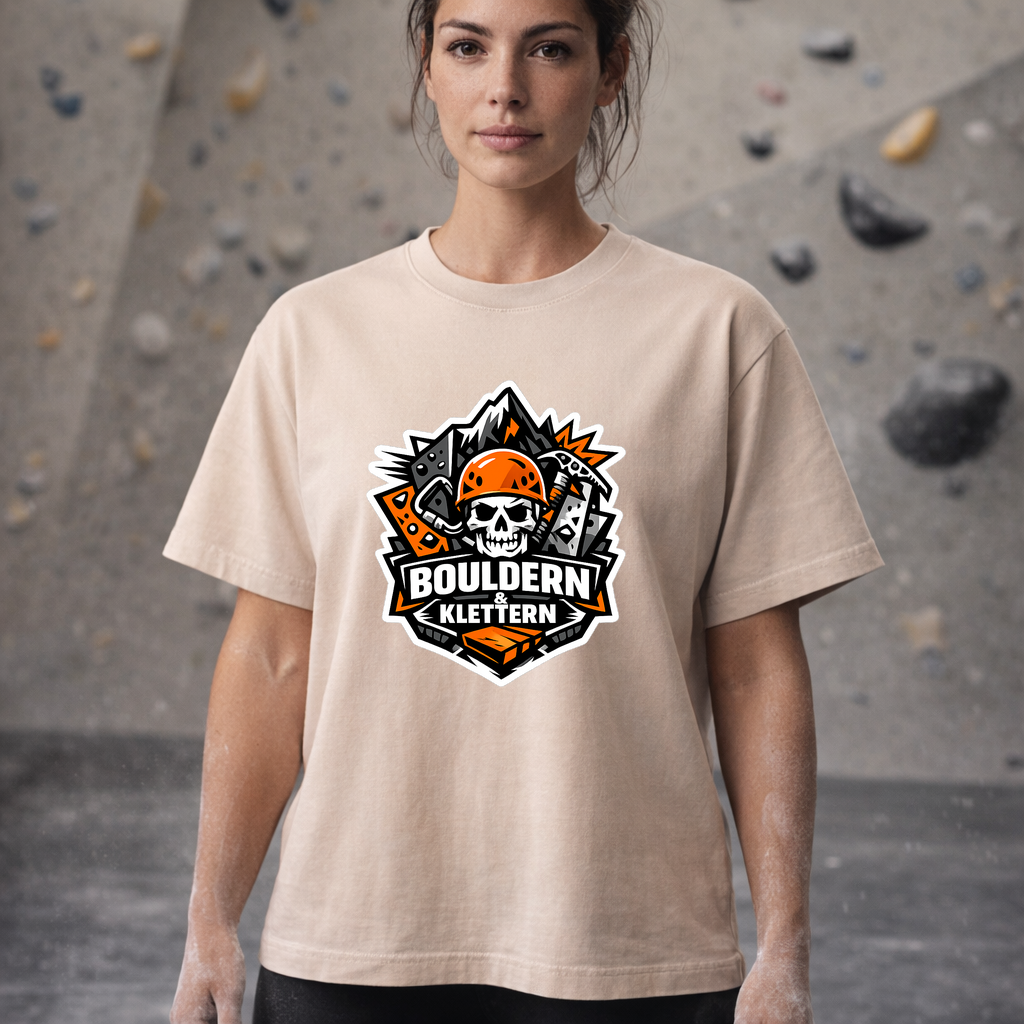 T-shirt - Unisex / 300g Fractured Chalk Pulse Boulderlook