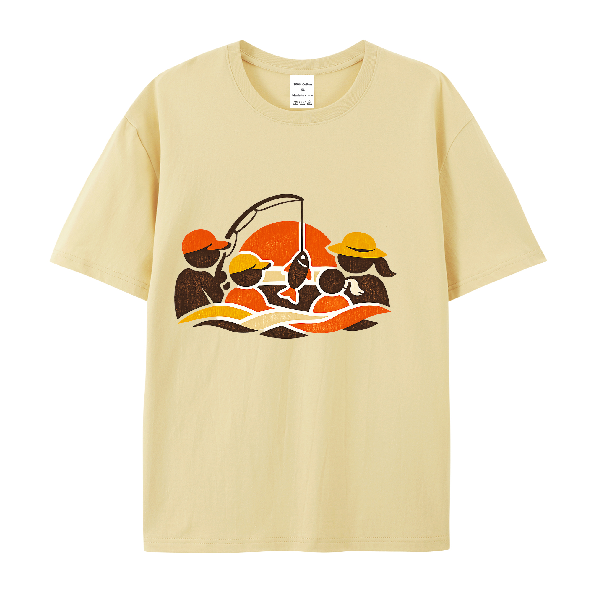 T-Shirt Anglerherz Abenteuer