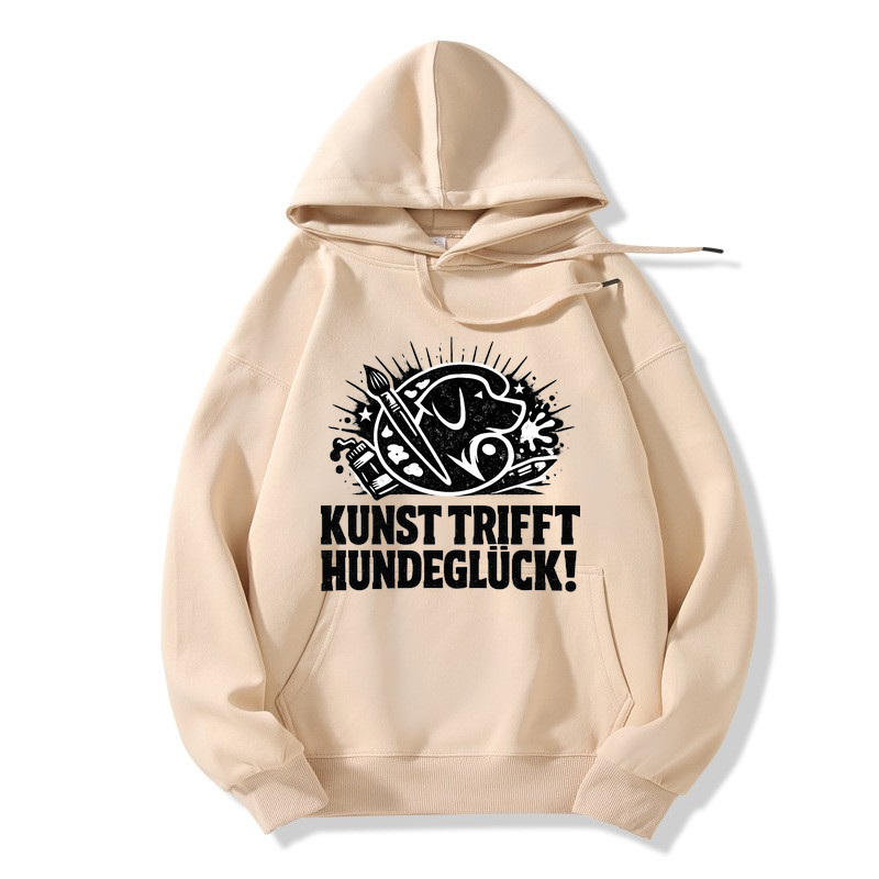 Kunst trifft Hundeglück! Hoodie