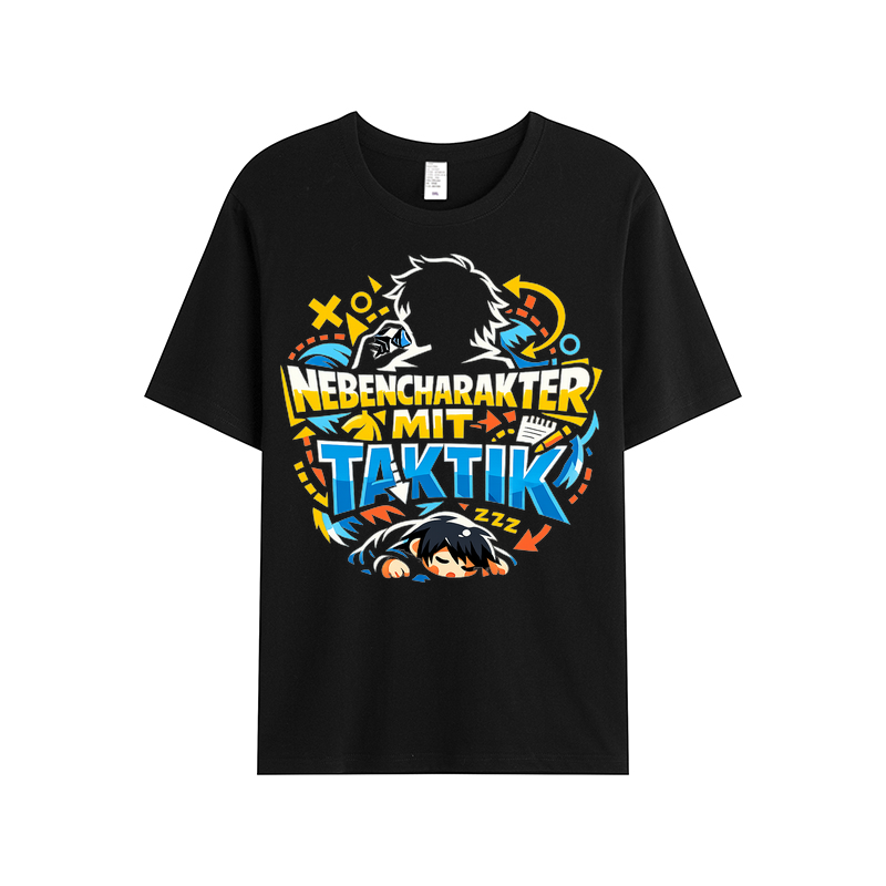 T-Shirt Anime Taktikheld Nebencharakter Style