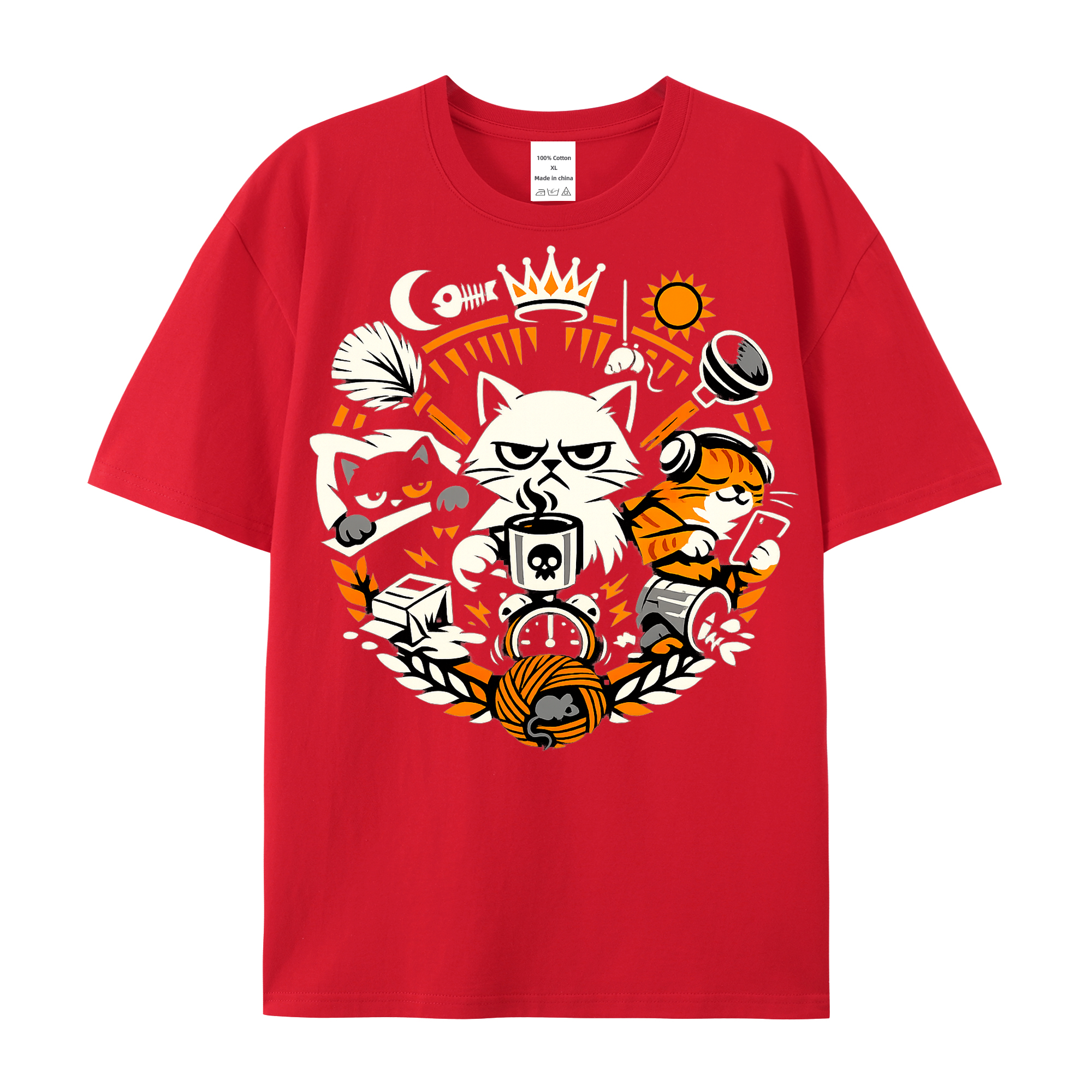 T-Shirt Schnurrglück Katzenliebe