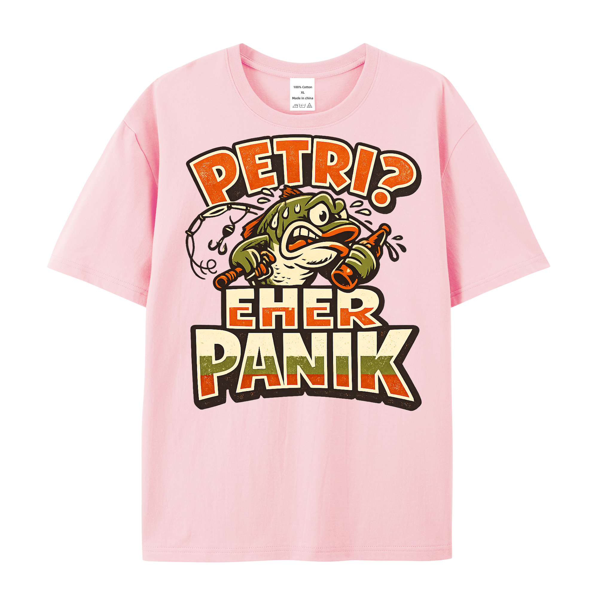 T-Shirt Petri Panik Anglerstyle