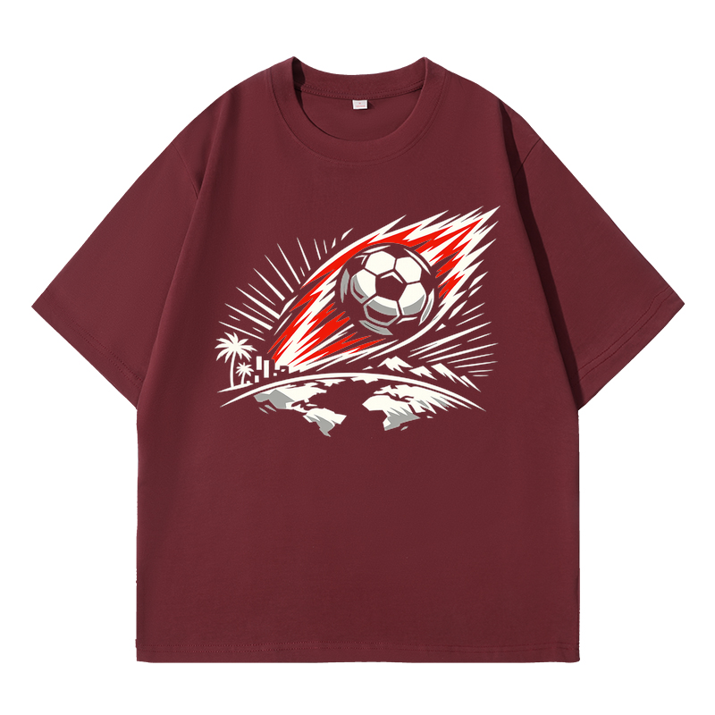 T-shirt Leuchtende Typowellen im Lichterrausch