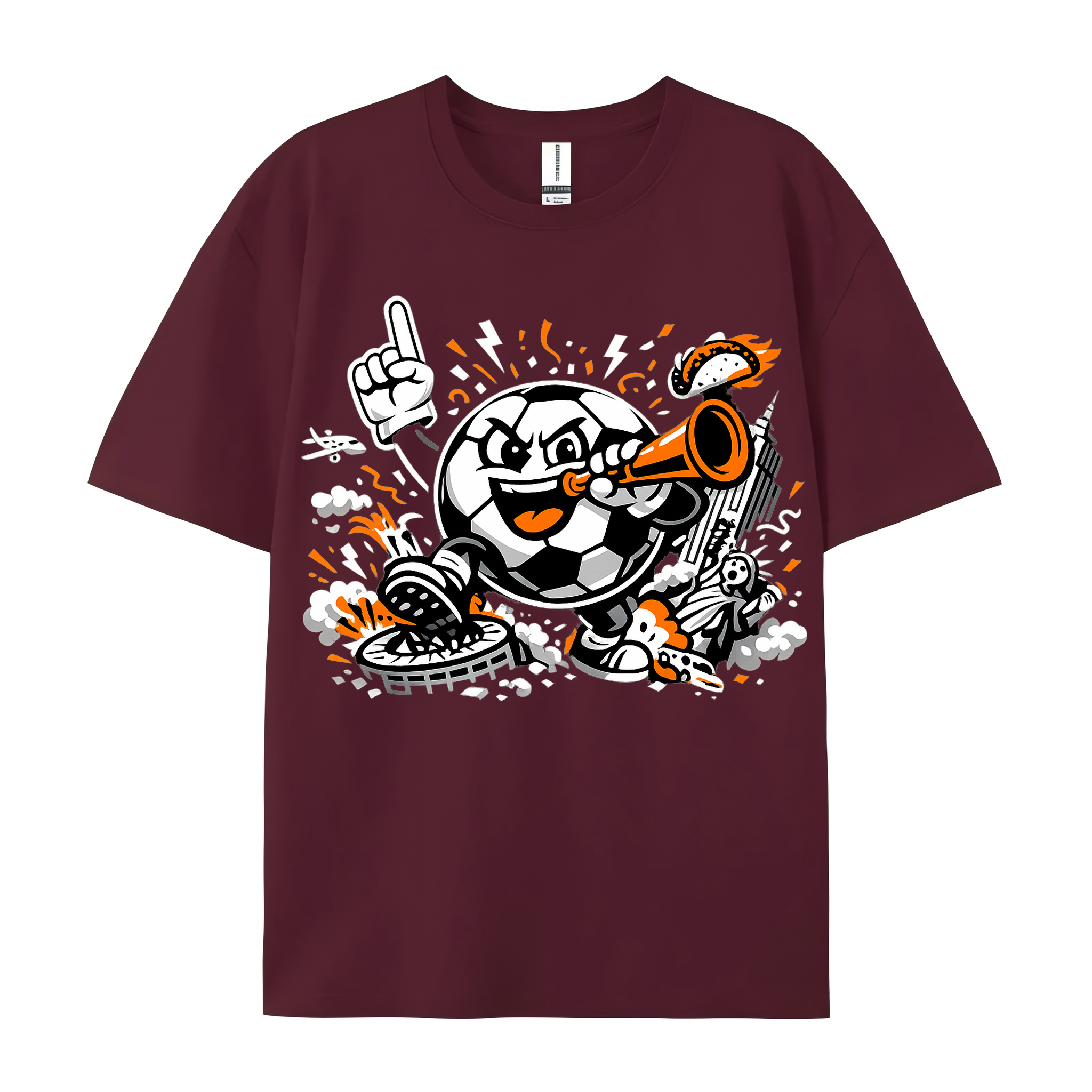T-shirt Konfettiwirbel Chaos Energie
