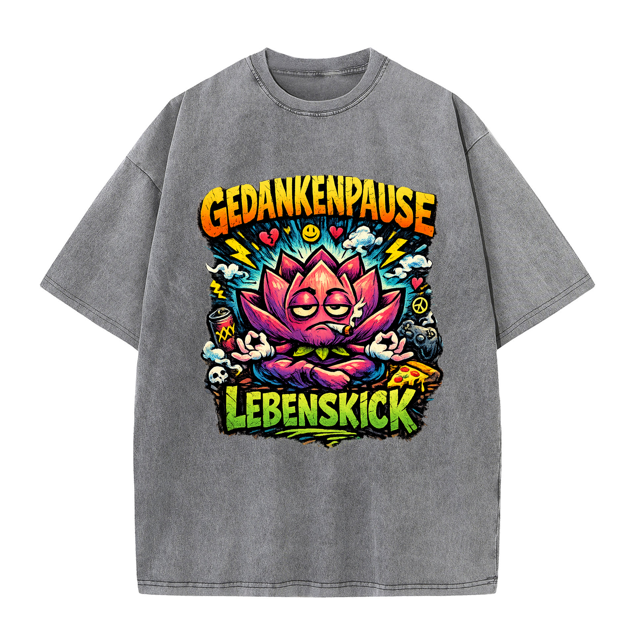 T-Shirt Gedankenpause, Lebenskick Flow
