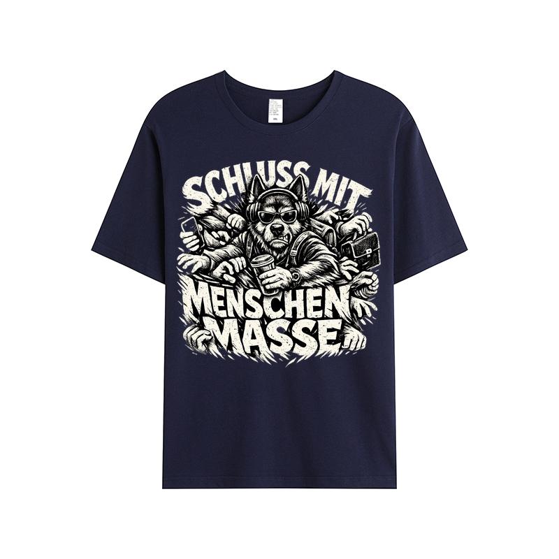 T-Shirt Schluss Mit Menschenmasse Hundeliebe
