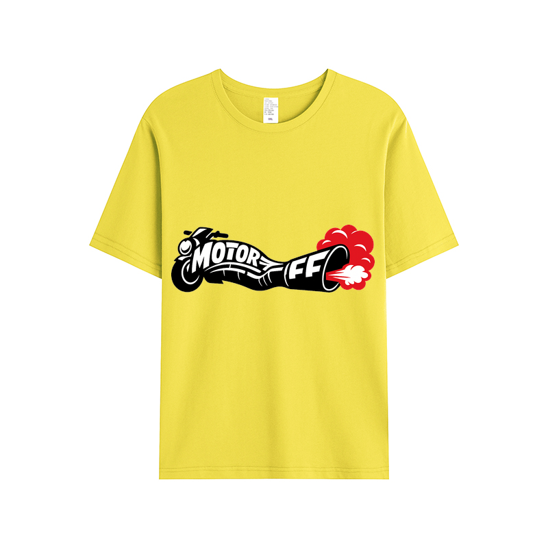 T-shirt Chromglutwirbel Motorrad Design