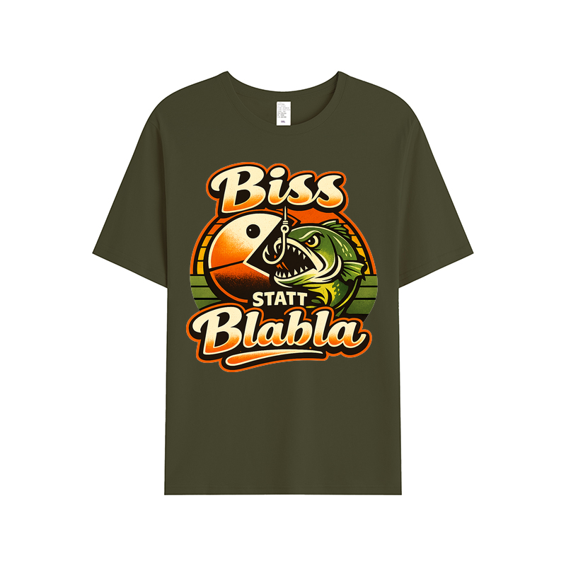 t-shirt Biss statt Blabla Angler Edition