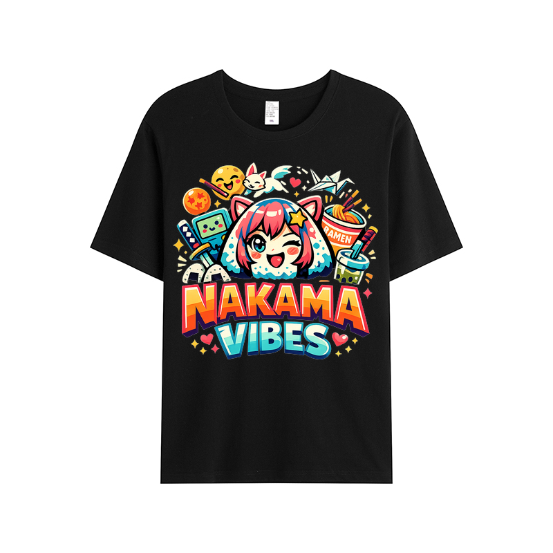 T-Shirt Nakama Vibes – Anime Freundschafts-Design