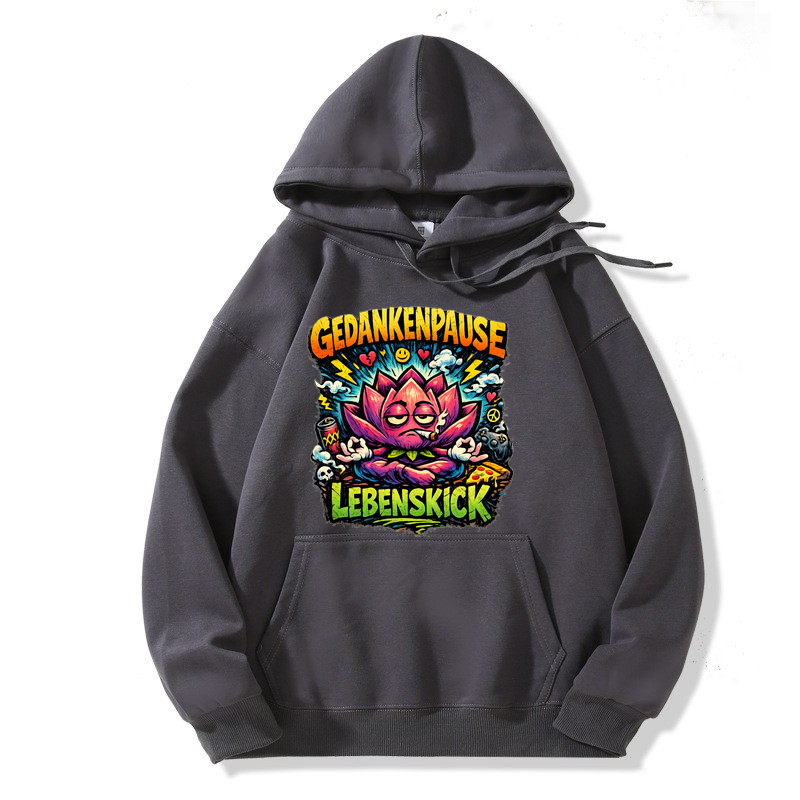 Hoodie Gedankenpause Lebenskick Flow Edition