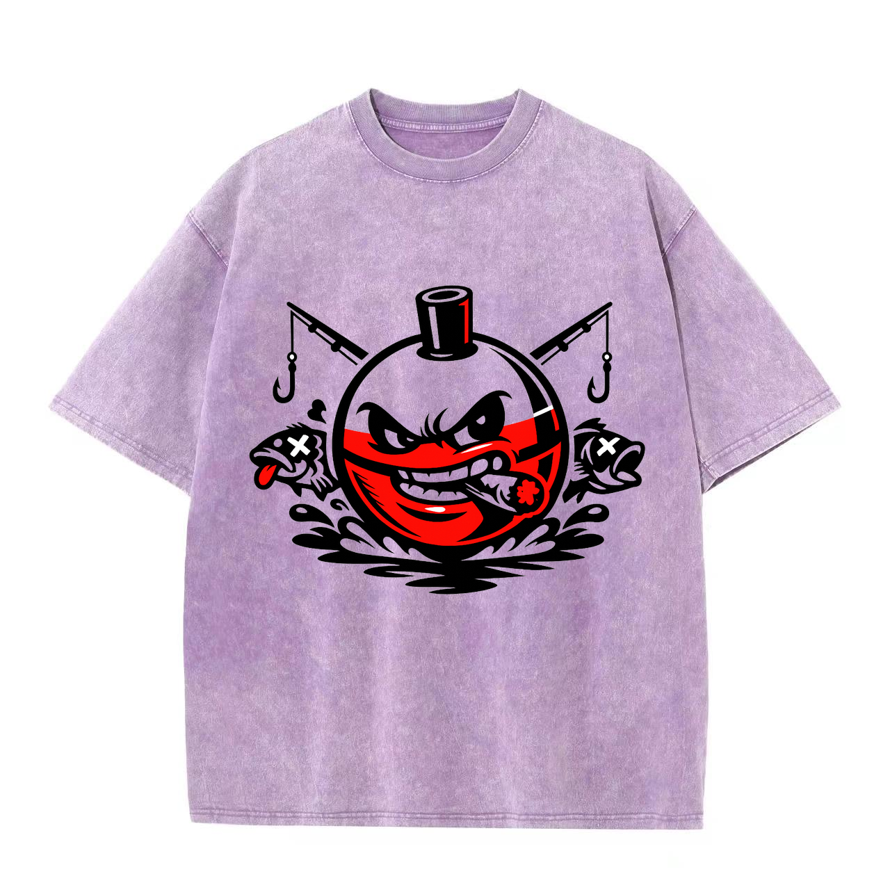 T-Shirt Fangglück am Wasser