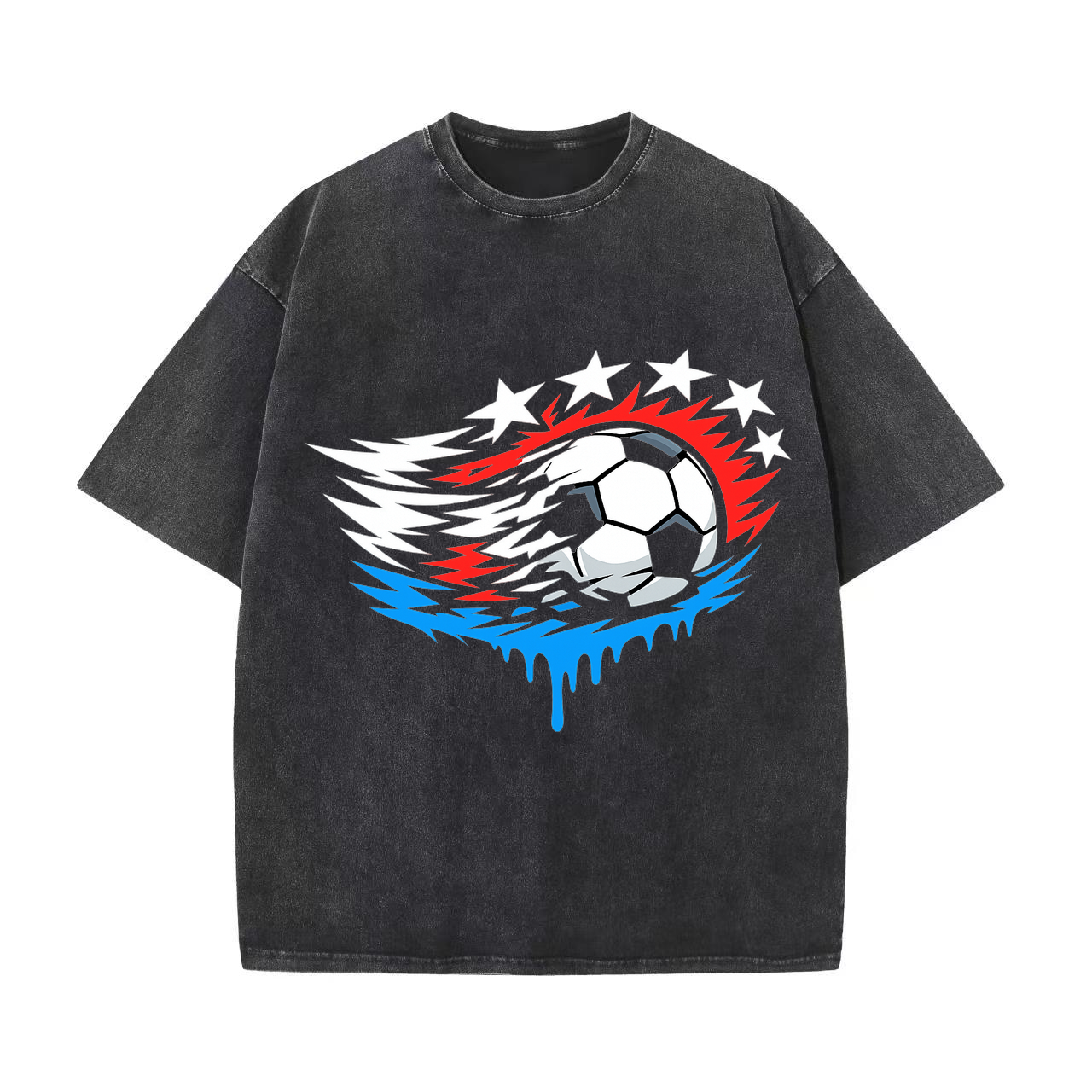 T-shirt Sarkastischer Vektorsturm WM 2026 Spruchkunst