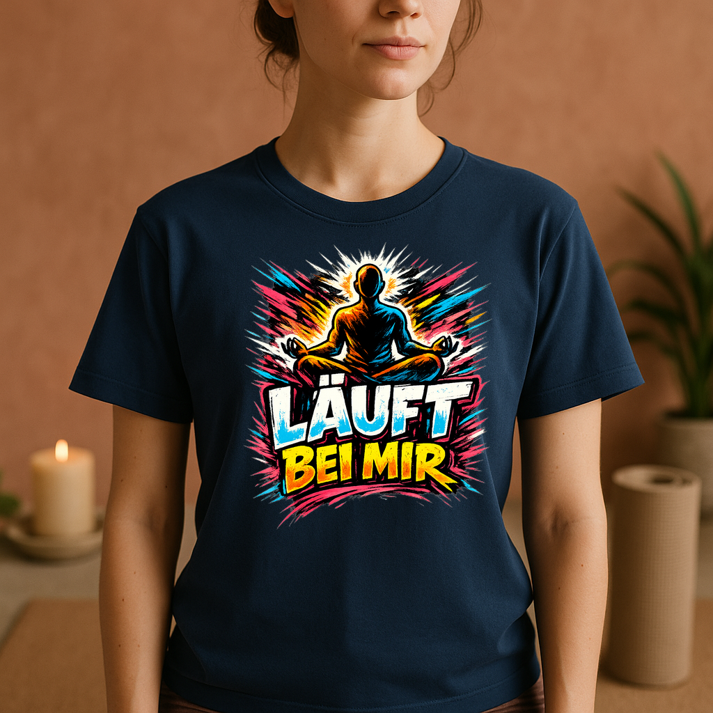 T-Shirt Läuft bei mir Yoga Flow