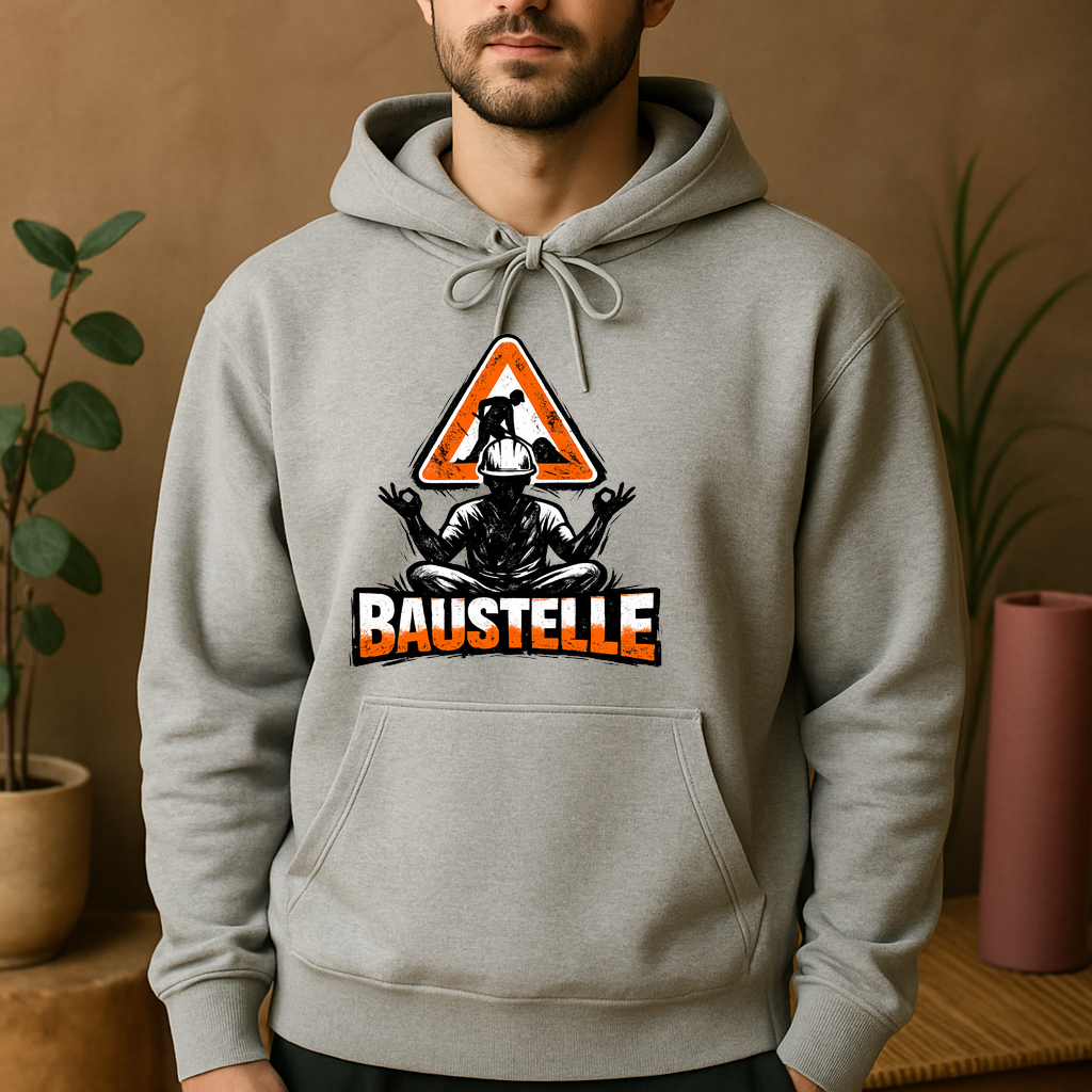 Hoodie Baustellen-Yogi Flow