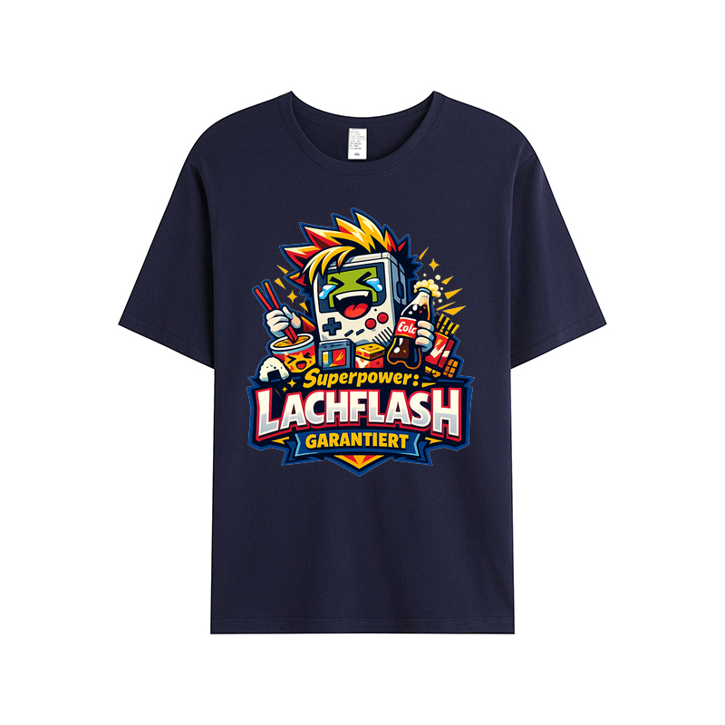 T-Shirt Lachflash Superpower Anime Edition