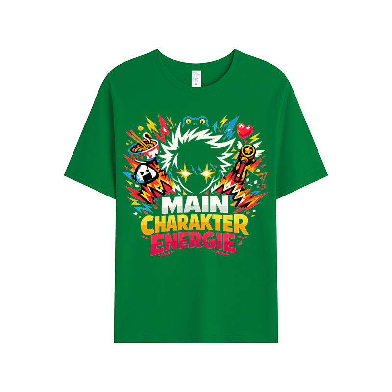 T-Shirt Main Charakter Energie Anime Vibes