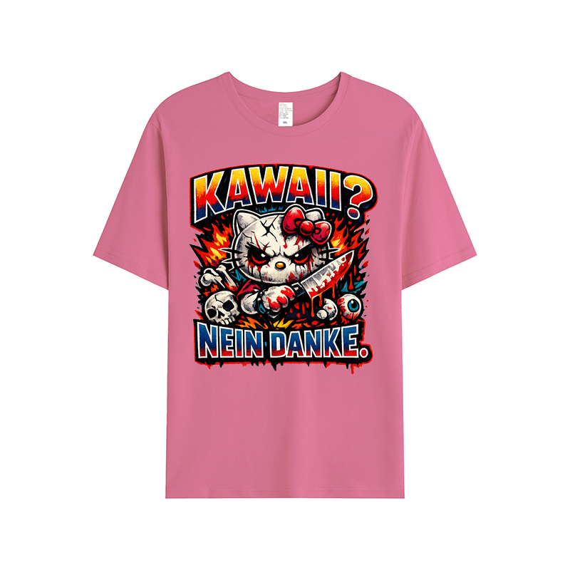 T-Shirt Kawaii Nein Danke Anime Rebel Style