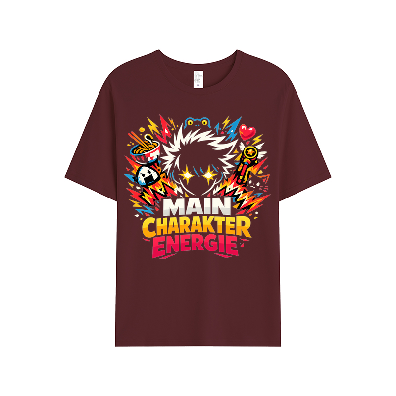 T-Shirt Main Charakter Energie Anime Vibes