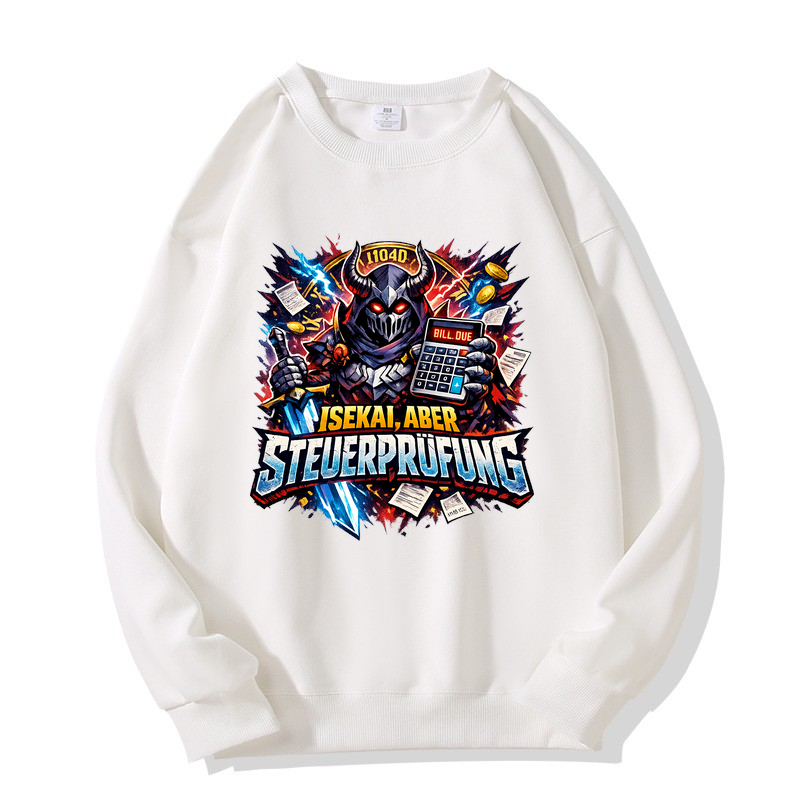Sweatshirt Isekai Steuerprüfung Chaos