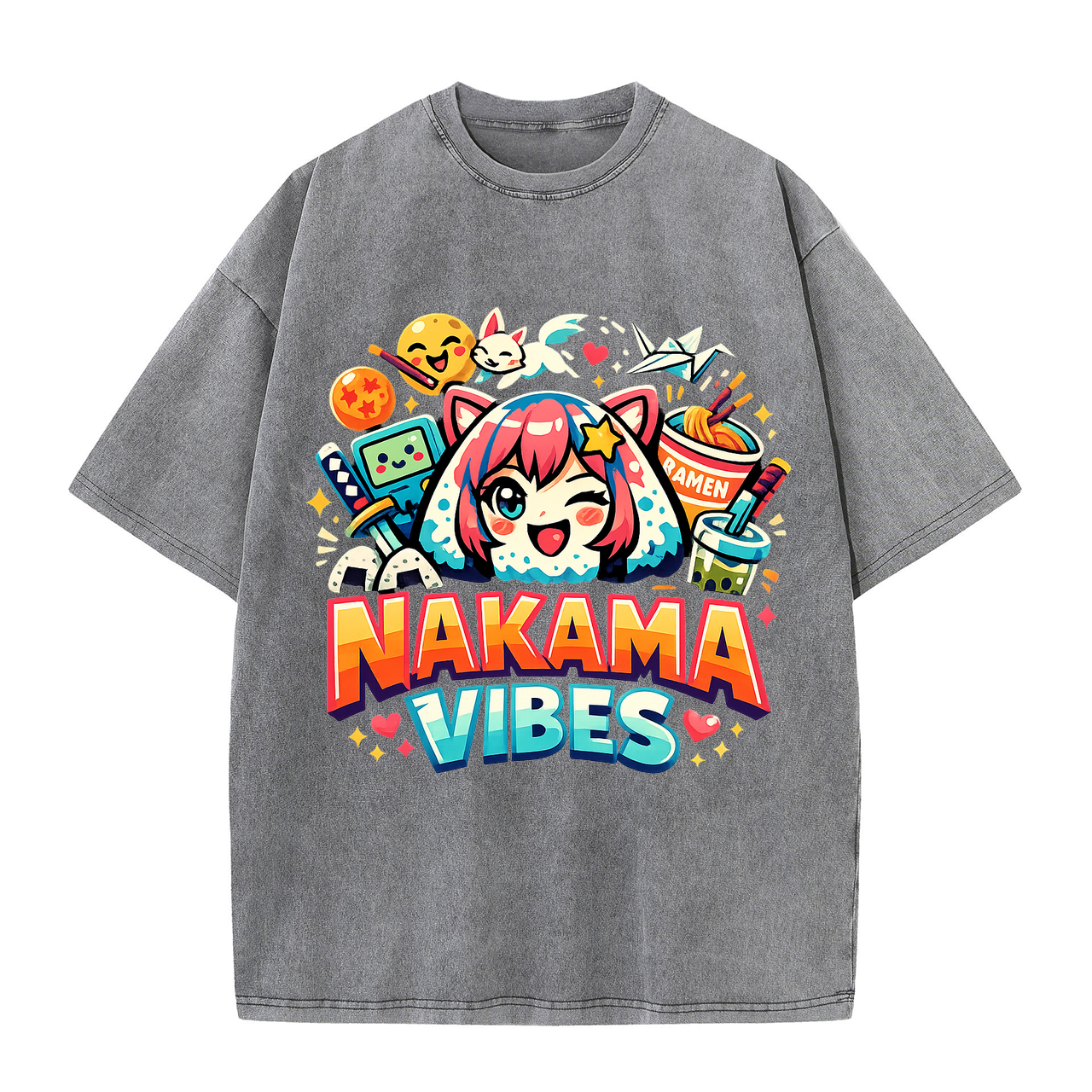 T-Shirt Nakama Vibes – Anime Freundschafts-Style