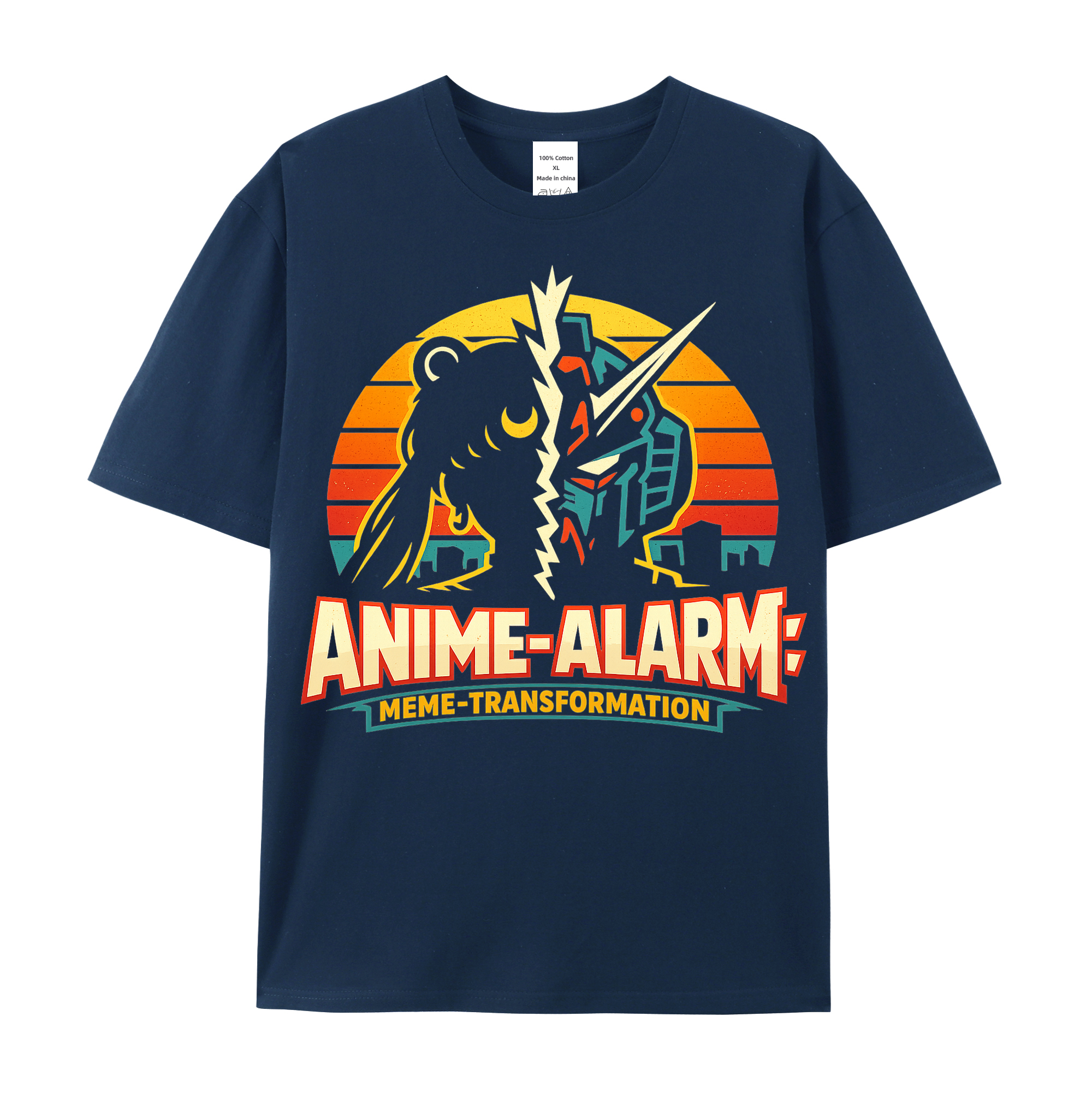 T-Shirt Anime-Alarm: Meme-Transformation