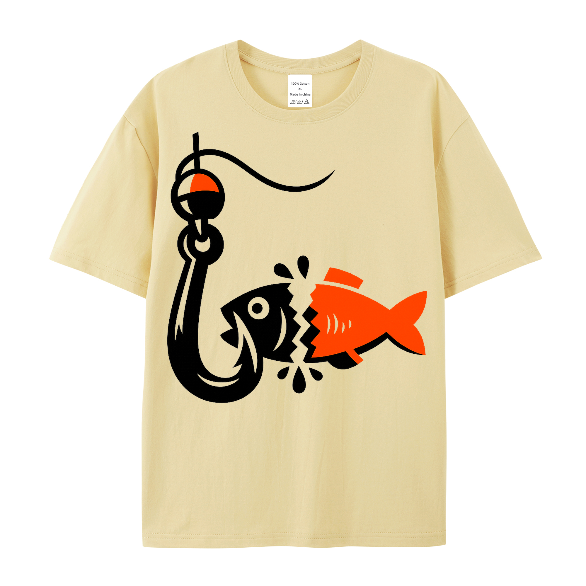 t-shirt Anglerglück am Wasser