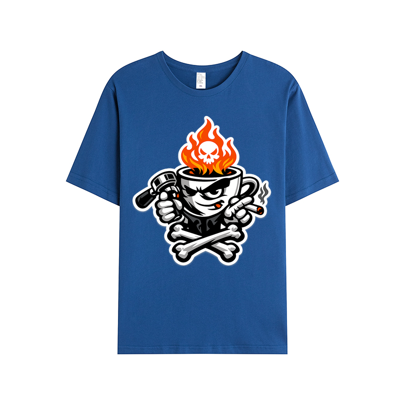 T-shirt Rebel Roast Mascot für Kaffeekenner