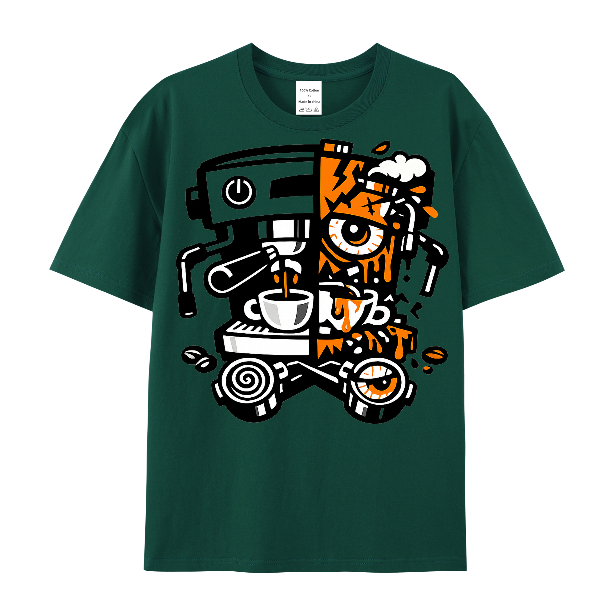 T-shirt Espresso Overthinker – Kaffeeliebe trifft Gedankenka