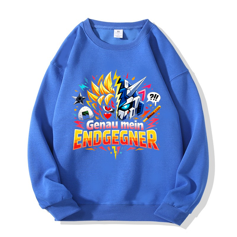Sweatshirt Genau Mein Endgegner Anime Clash