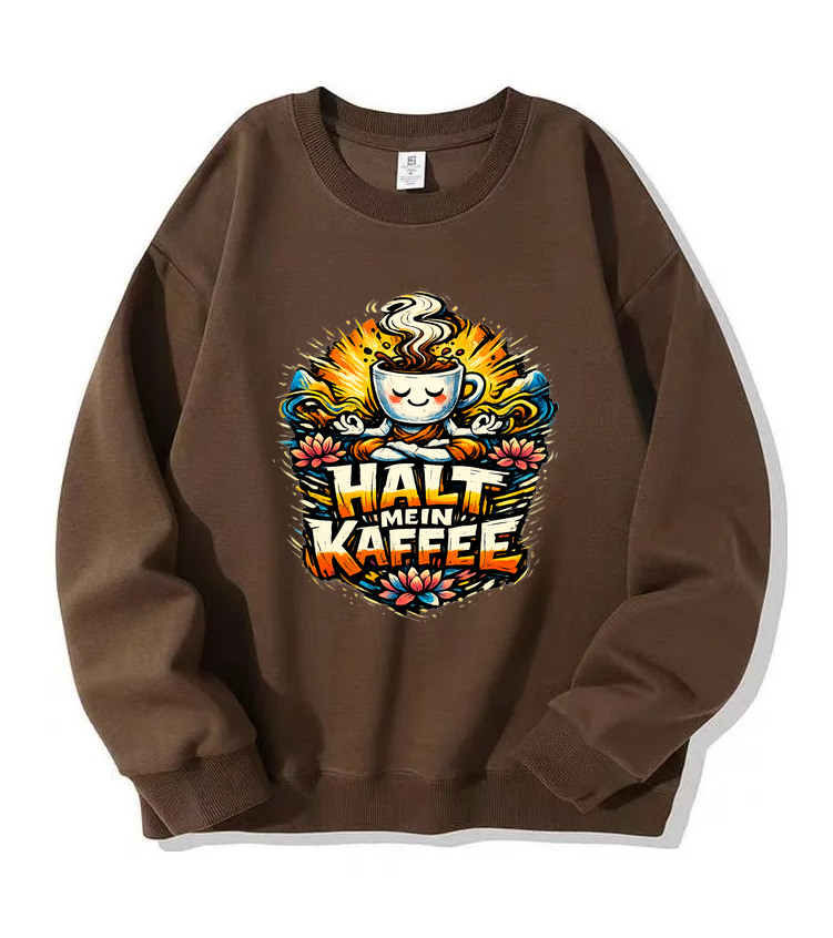 Sweatshirt Kaffee & Yoga Flow