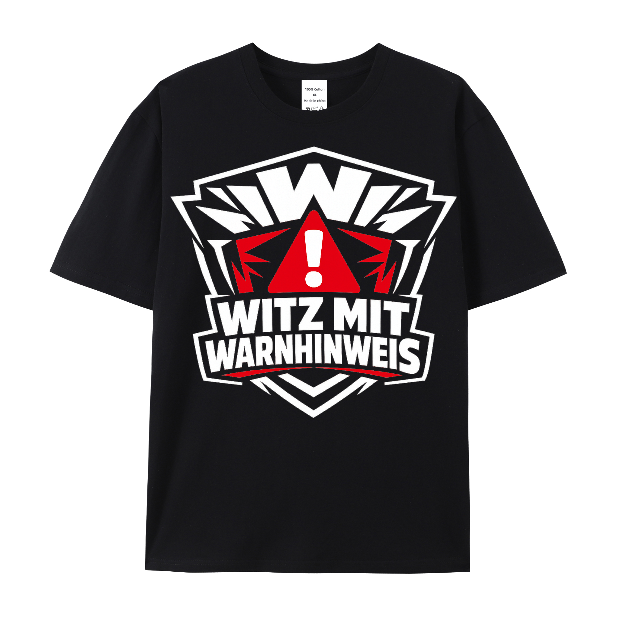 T-shirt Witzwächter Emblem Warnwitz 2026