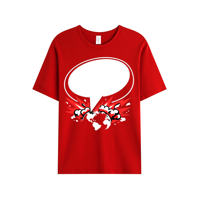 T-shirt Rebellenball im Raster der Hexagon-Nacht